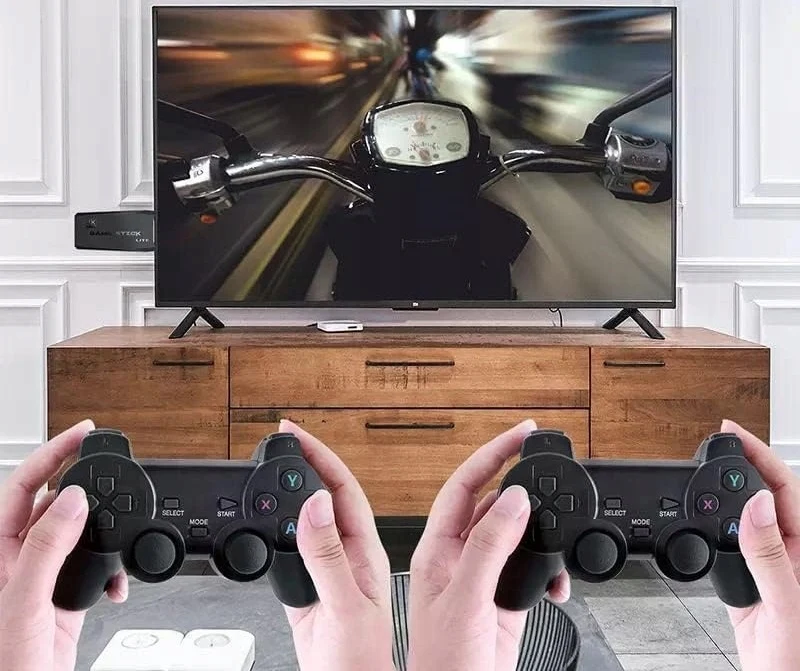 وحدة تحكم ريترو لتلفزيون HDMI 2000 + لعبة 2 بطاقات لاسلكية متحركة