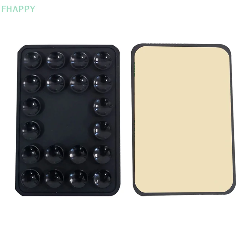 Silicone Suction Pad For Mobile Phone Fixture Suction Cup Backed Adhesive Silicone Rubber Sucker Pad For Fixed Pad