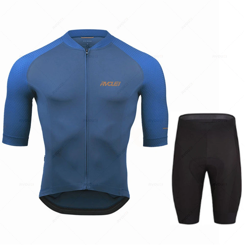2023 Rvouei Pro Team Fahrrad Kleidung Männer Neue Rennrad Tragen Racing Kleidung Atmungsaktive Radfahren Jersey Set Ropa Ciclismo Maillot
