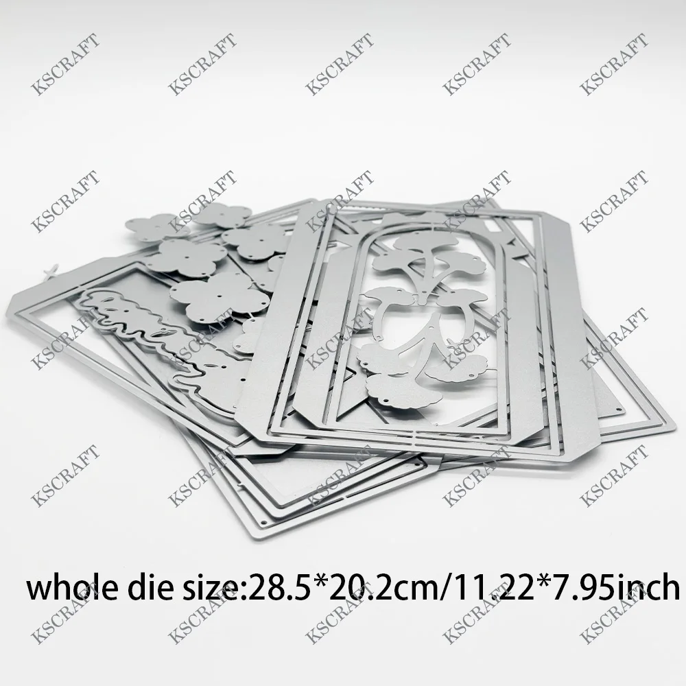 KSCRAFT 3D książka z szufladą wykrojniki szablony dla DIY Scrapbooking dekoracyjne tłoczenie kartki DIY — zdjęcie 7