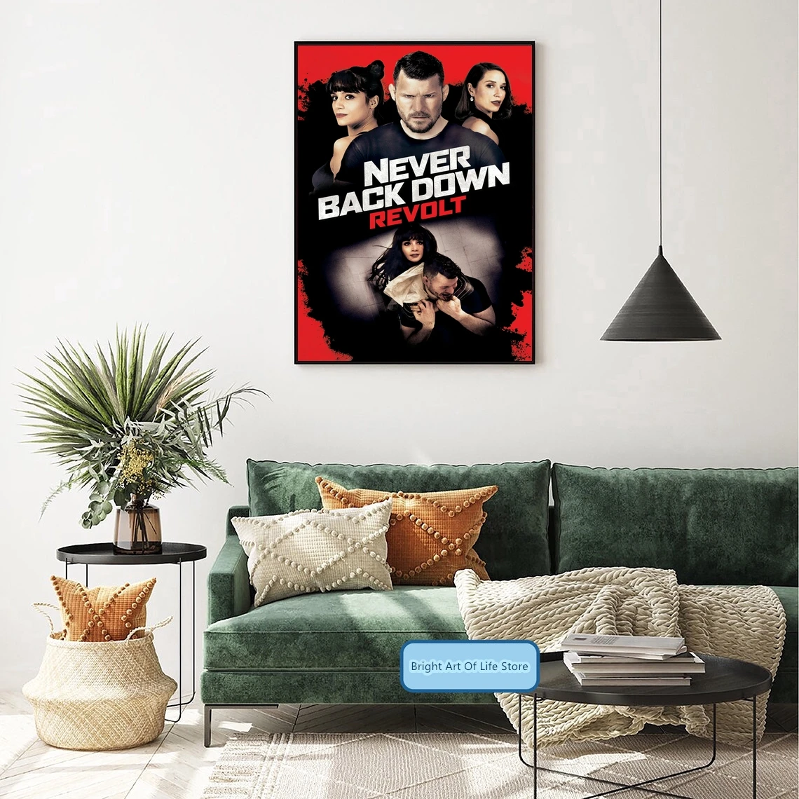 Never Back Down Revolt Movie Poster ديكور المنزل طلاء جدران (بدون إطار)