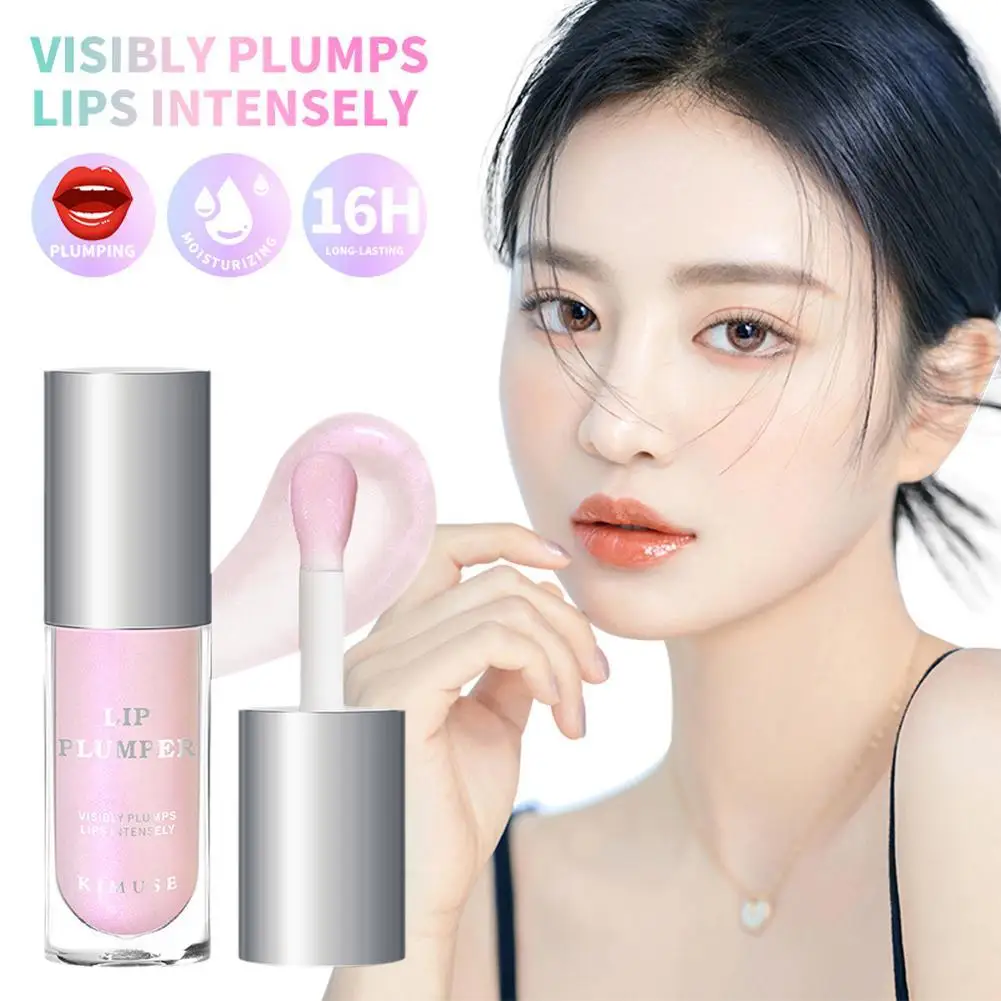 Lip Plumper Liquid Mirror Water Light Glass Moisturizing Transparent Gloss Lip Lip Makeup Glaze Lip Lip Plumper