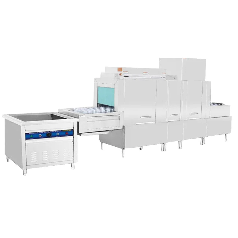 

Commercial dishwasher fully automatic, large canteen hotel restaurant dish washing line cup disinfection drying