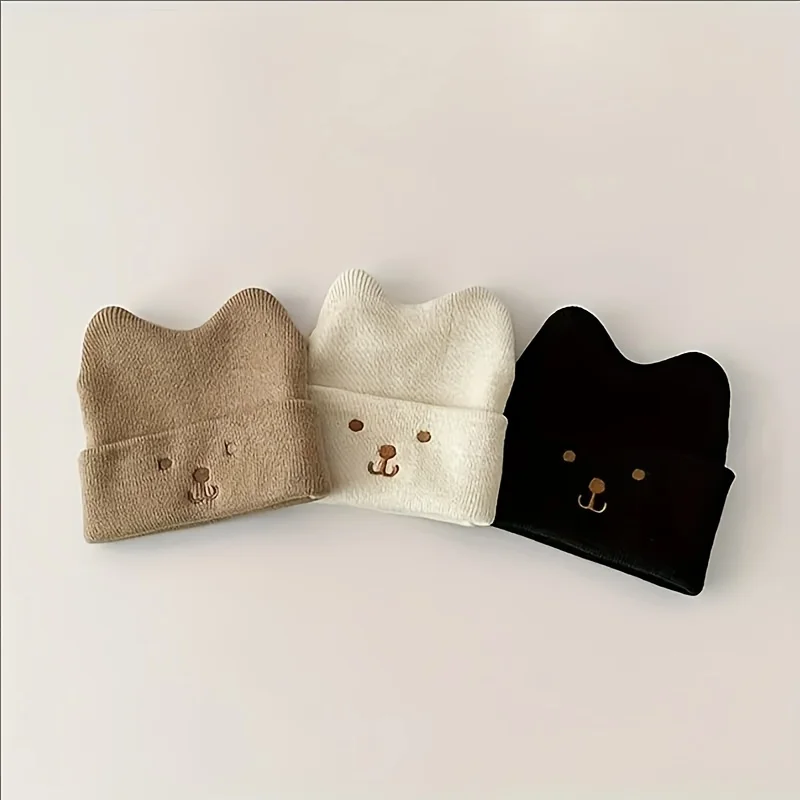 Детские шапки, шапочка для новорожденных, зимняя теплая плотная хлопковая мягкая эластичная детская шапка для девочек и мальчиков, аксессуары для детских шапочек