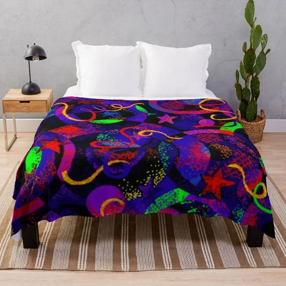 Roller Rink Floor Throw Blanket Ultra Plush Cozy Blanket for Napping Sleeping