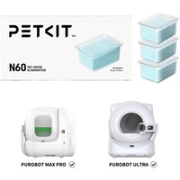 Petkit Pet Odor Eliminator N60 Exclusive for PUROBOT Ultra Self-Cleaning Cat Litter Box, Cat Toilet Odor Control(Pack of 3)