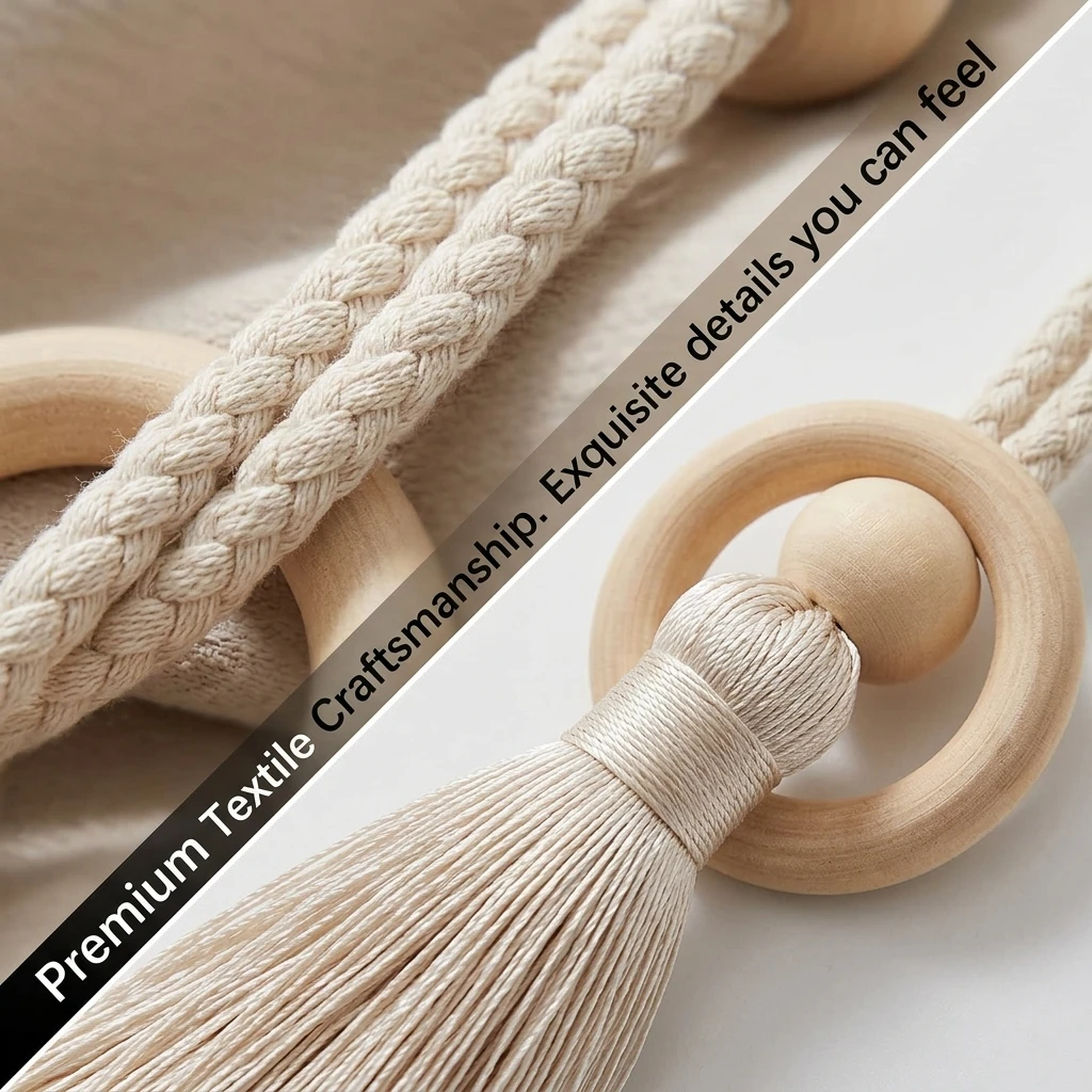 Curtain Tiebacks 1 Pair Modern - огляд і ціна Rope Light Decoration