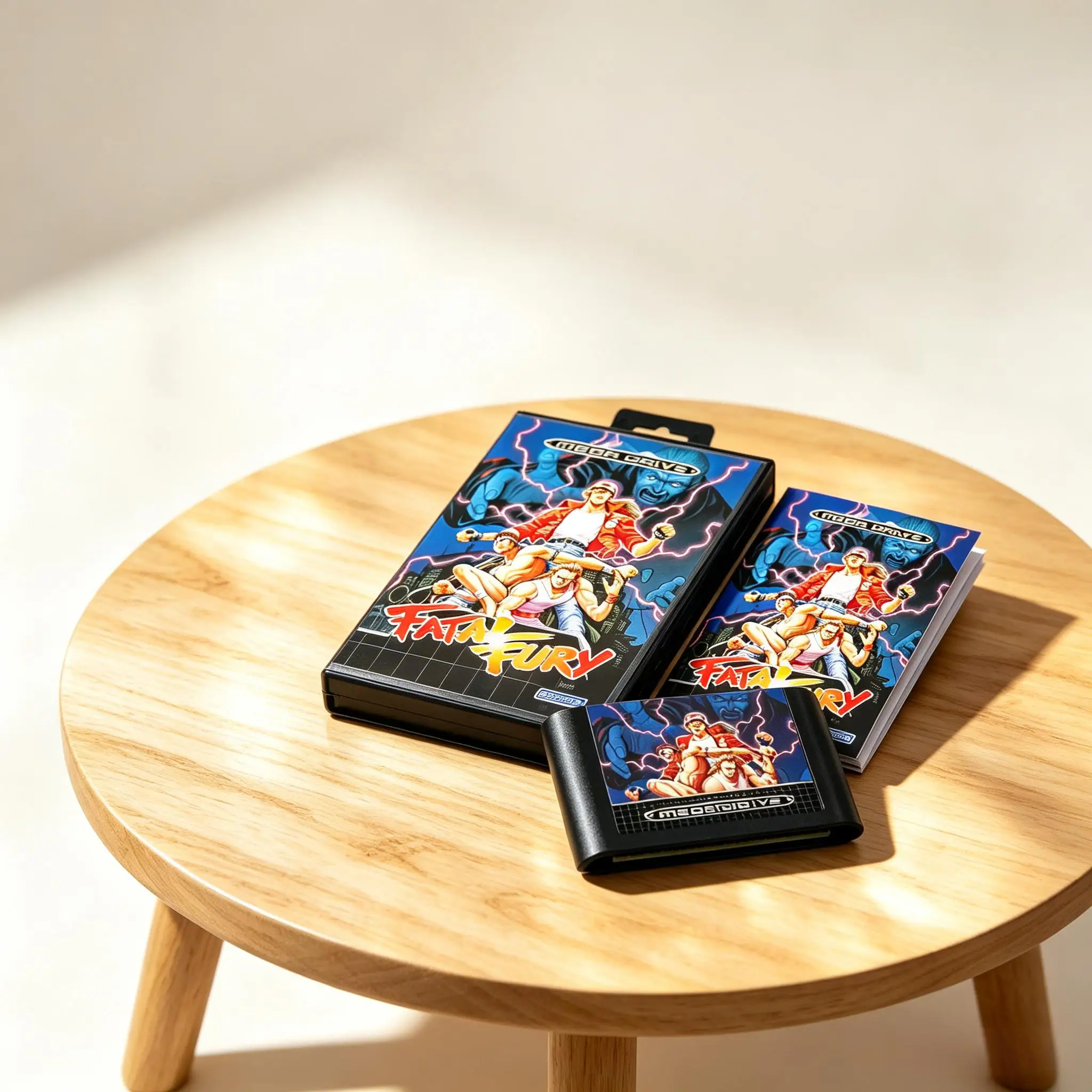 Link 10 Fatal Fury 1 2 For EUR Version Game Cartridge For SEGA 16bit Mega Drive Genesis Game Consoles Support Customize Card