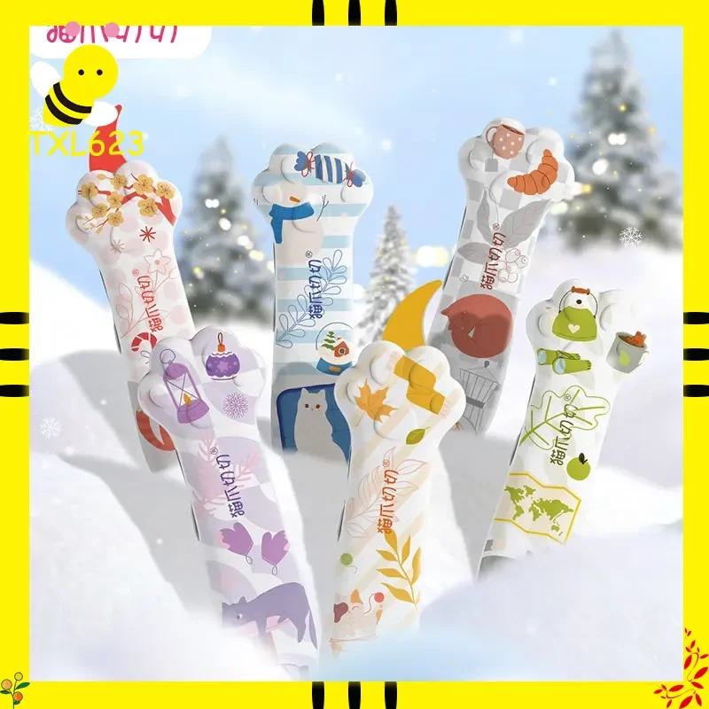 

Cat Paw Mini Box Cutter Cute Package Opener Utility Knife Gift for Cat Lovers