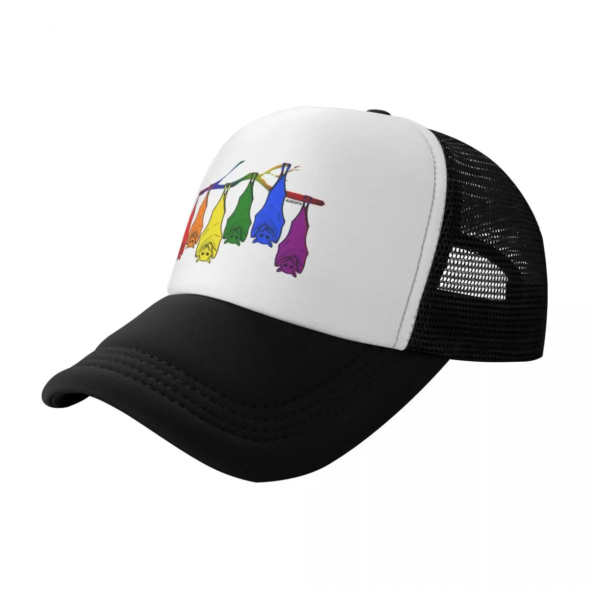 Cappello da pesca con pipistrelli dell'orgoglio arcobaleno Cappello da pesca Moda Spiaggia Compleanno maschile Uomo Abbigliamento da golf Donna