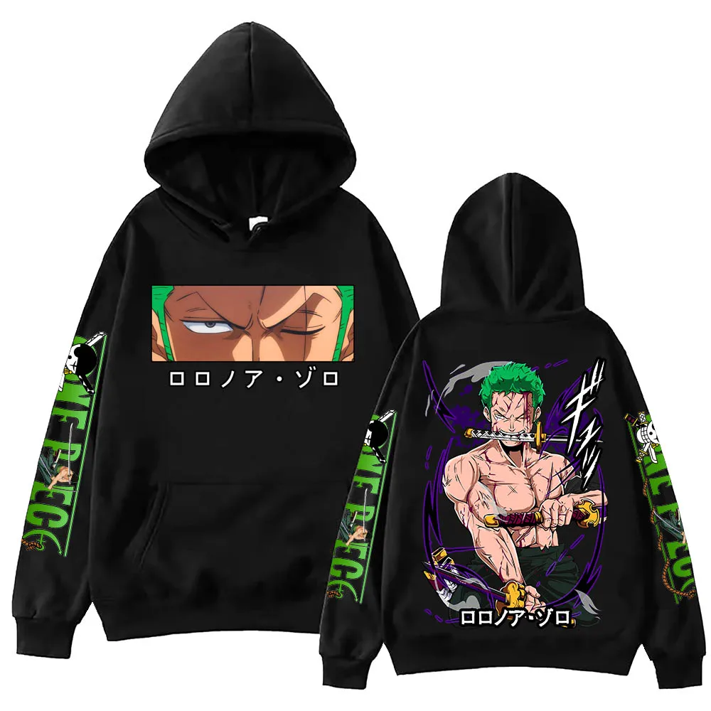 

Anime Zoro Hoodie Harajuku Hip Hop Pullover Tops Sweatshirt Gift