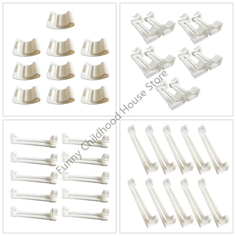 

D0LA 10pcs Infant Bath Net Buckles Safety Anti Skid Design Ensures Baby Bath Time Security Fit Various Tub Size