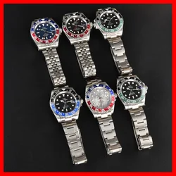 2024 DC New Men's Automatic Mechanical Watches GMT Design Watch 40mm Sapphire Stainless Steel Waterproof BGW9 Watch Reloj Hombre