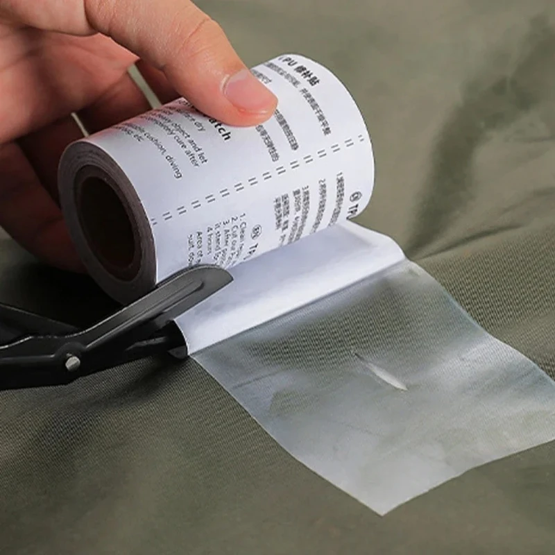 TPU Transparent Waterproof Repair Patch Tape For Tent Raincoat Swimming Ring Inflatable Products Leak Proof Sticker