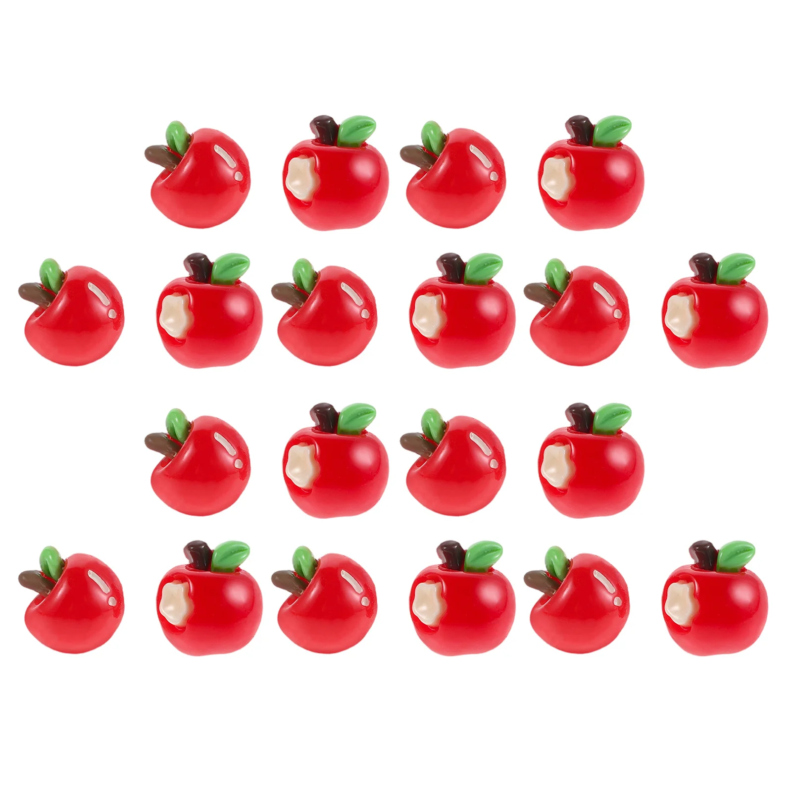 Realistyczne pinezki w kształcie jabłek, dekoracyjne szpilki, artykuły biurowe i domowe, realistyczny design 3D, stylowe akcesoria papiernicze.