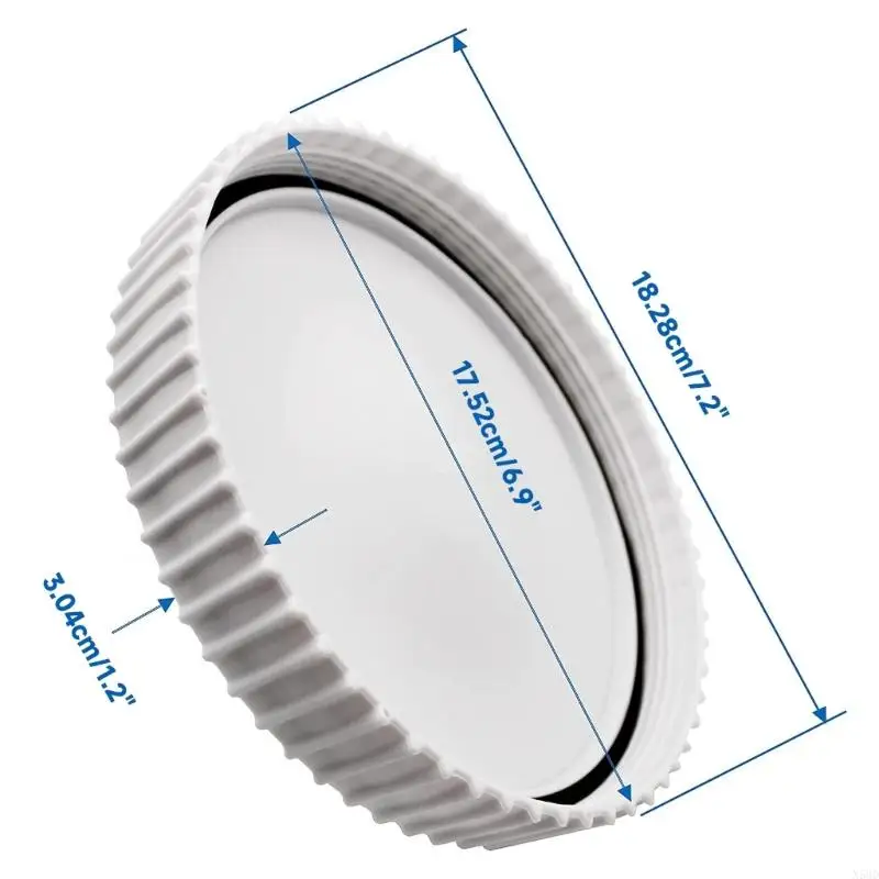 Cubierta bombas Skimmer Tapa drenaje Skimmer para Krystal Clear Summer N58D
