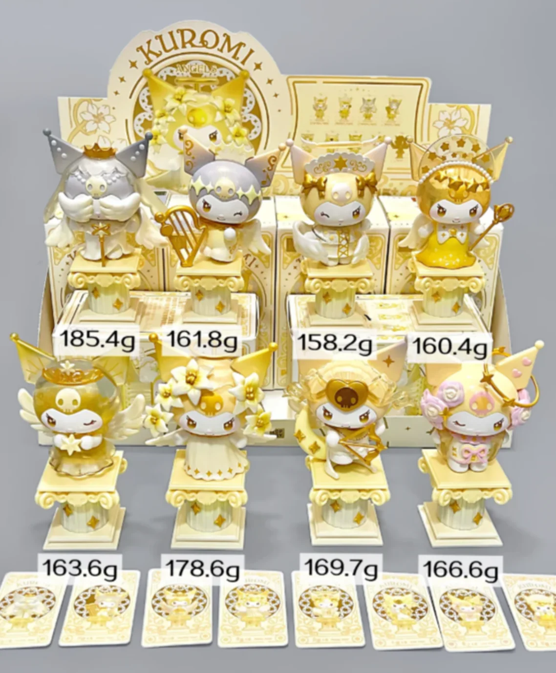 

Оригинальная коллекционная фигурка Kuromi Angel Series от TOP TOY: милая аниме-фигурка Куроми, настольное украшение, ПВХ-модель, таинственная коробка, подарок на день рождения для детей