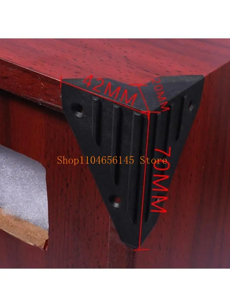 

652F 8pcs Speaker Stands Feet Pads Strong Shock Absorptions Floor Foot Isolation Mat for Protection Corner Reduce Resonance