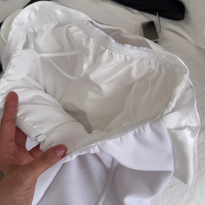 Elegante fora do ombro vestido branco de luxo sem alças em camadas plissado mini vestido festa à noite espinha de peixe vestido curto vestidos mujer