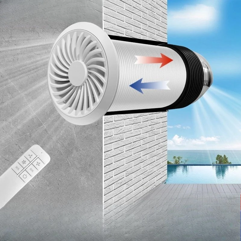 

Household fresh air system Bidirectional timing circulation ventilation Bedroom ventilation exhaust fan