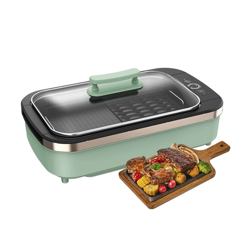 Electric Grill and Griddle Plate Raclette Table Grill