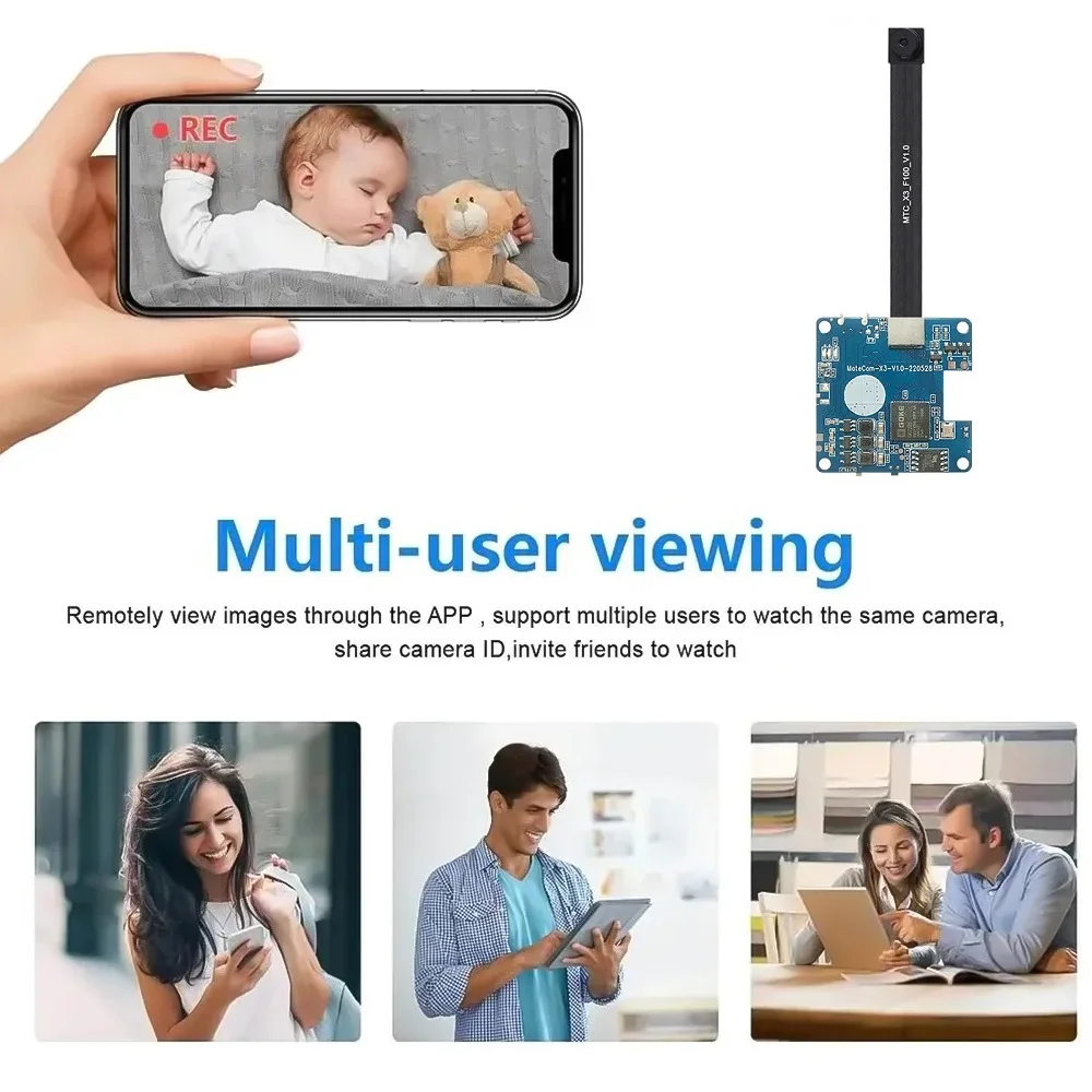 DIY WIFI IP Mini Camera Module Motion DVR HD 1080P P2P Camara Video Recorder Home Security Micro Camcorder Remote Control  X3