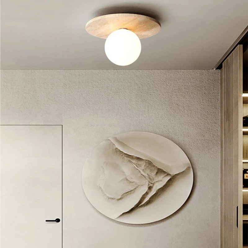 Japanese Wasabi Ceiling Light Designer Creative Simple Nordic Corridor Aisle Entrance Balcony Small Lamp Italian Study Bedroom