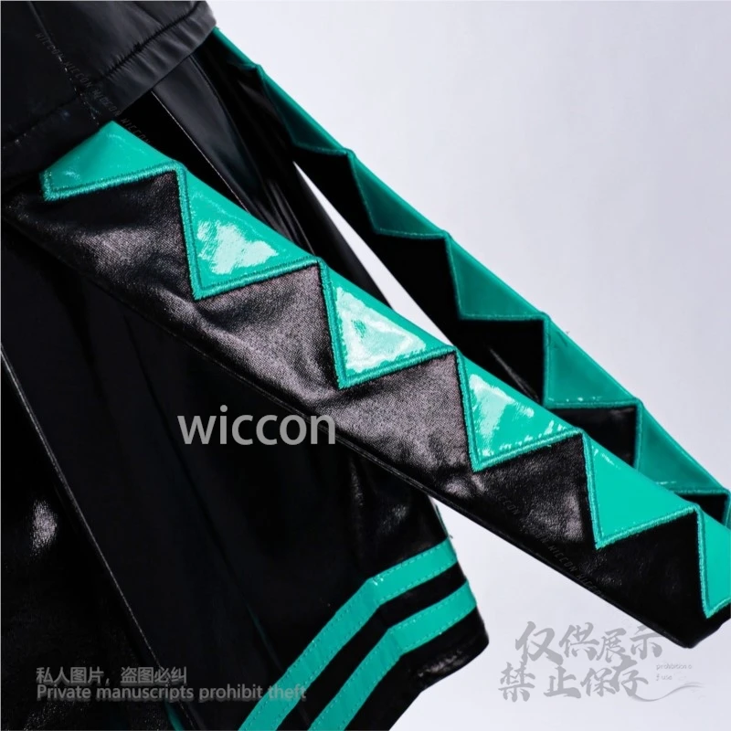 أنيمي أنيمي Mikuu 16th الذكرى زي لعبة أنيمي أنثى الفتيات موحدة فستان مُصمم حسب الطلب لحفلة الهالوين مخصصة