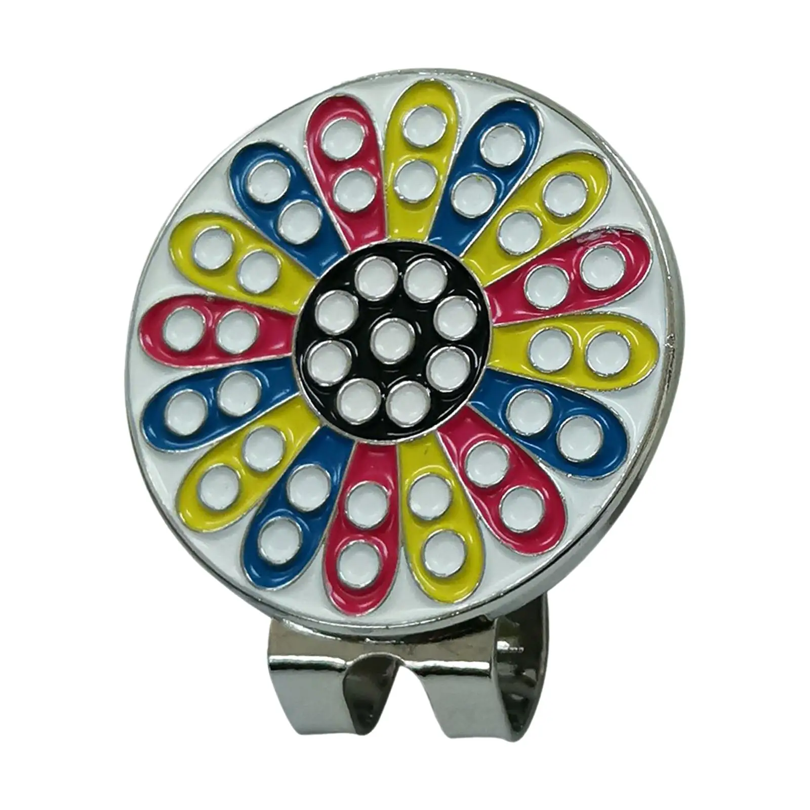 Cartoon Golf Ball Marker Removable Holder Zinc Alloy Easy Use Versatile Hat Clip for Golfers Team Props