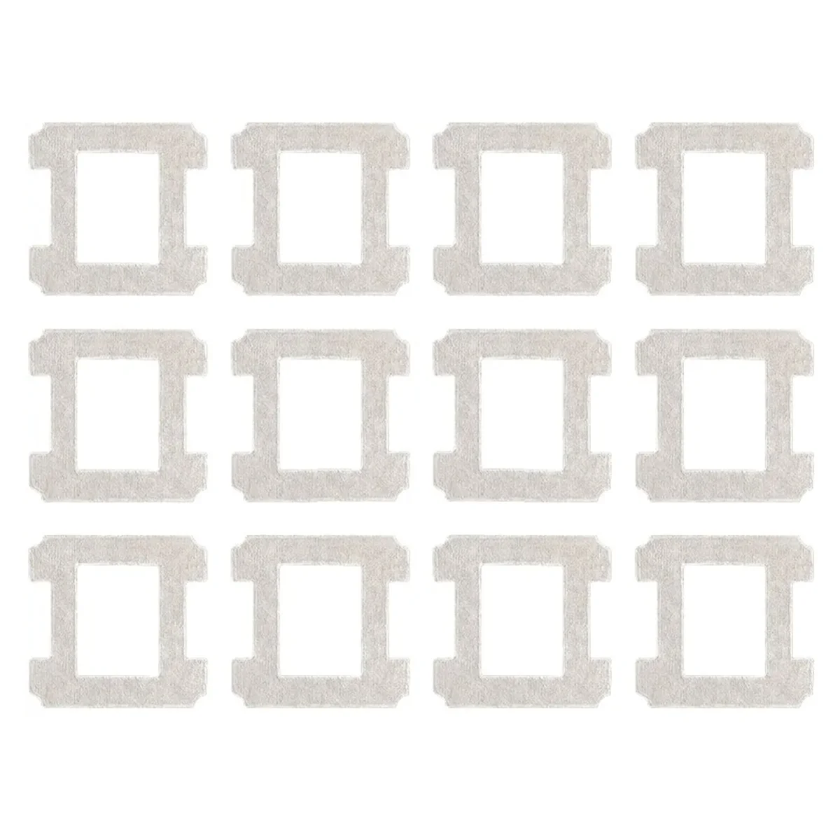 FNJK-Compatibile per Ecovacs W2 Pro / W2 Omni Mop Panni Straccio Pad Finestra Robot Cleaner Pezzi di ricambio Accessori 12 pezzi