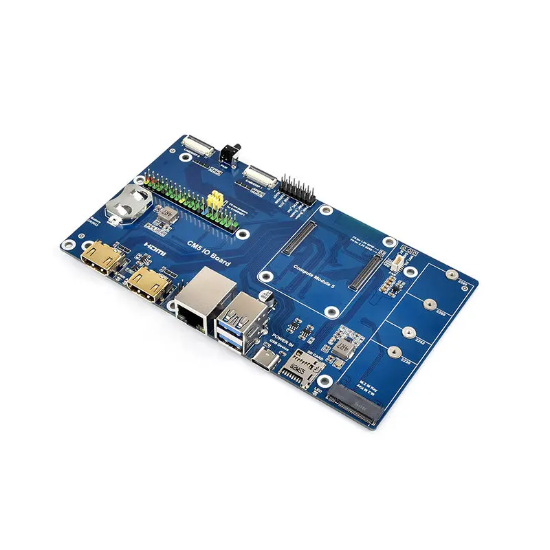 Luckfox CM5 IO Board Expansion Board for Raspberry Pi Compute Module 5, Dual HDMI & M.2 Interface