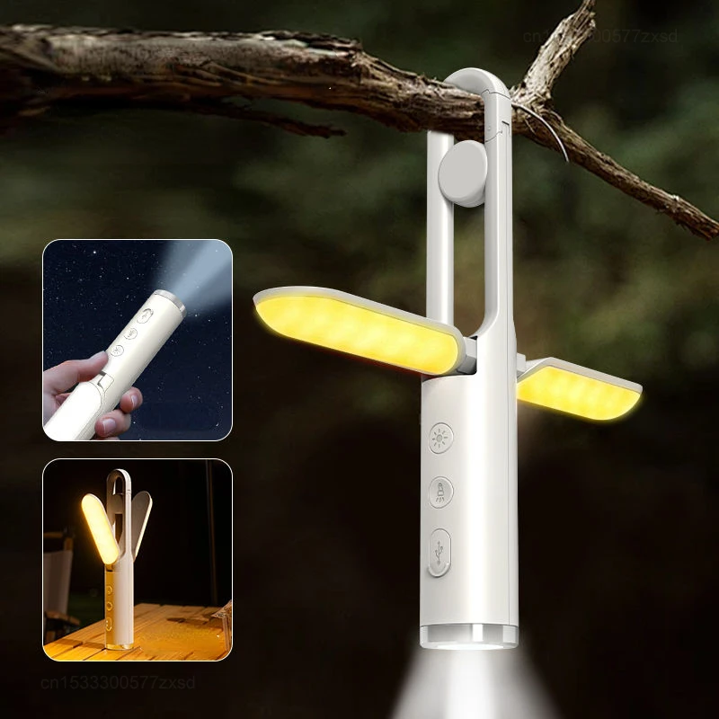 Xiaomi Youpin Camping Light Rechargeable Multi-function Portable Tent Lamp Atmosphere Lamp Equipment Bulb Outdoor Camping Tools