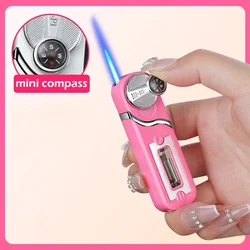 Outdoor EDC Multifunctional Compass Direct Charging Inflatable Lighter High-quality Windproof Lighter Cigarette Lighter Tool