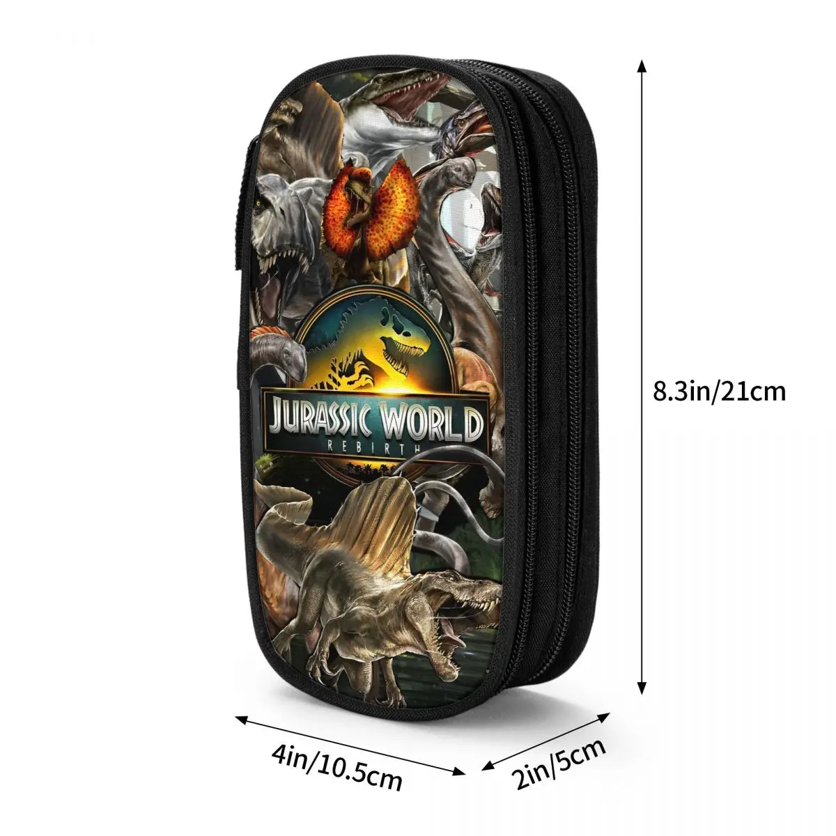 العالم الجوراسي ولادة جديدة مقلمة متعة 2025 الديناصورات فيلم حامل قلم حقيبة طالب سعة كبيرة اللوازم المدرسية هدية pencelcases #6