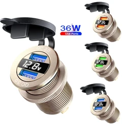 Tomada prise usb encastrable 12v automotivo socket outlet charge for volvo v70 xc90 v50 v40 s40 s60 s80 accessories