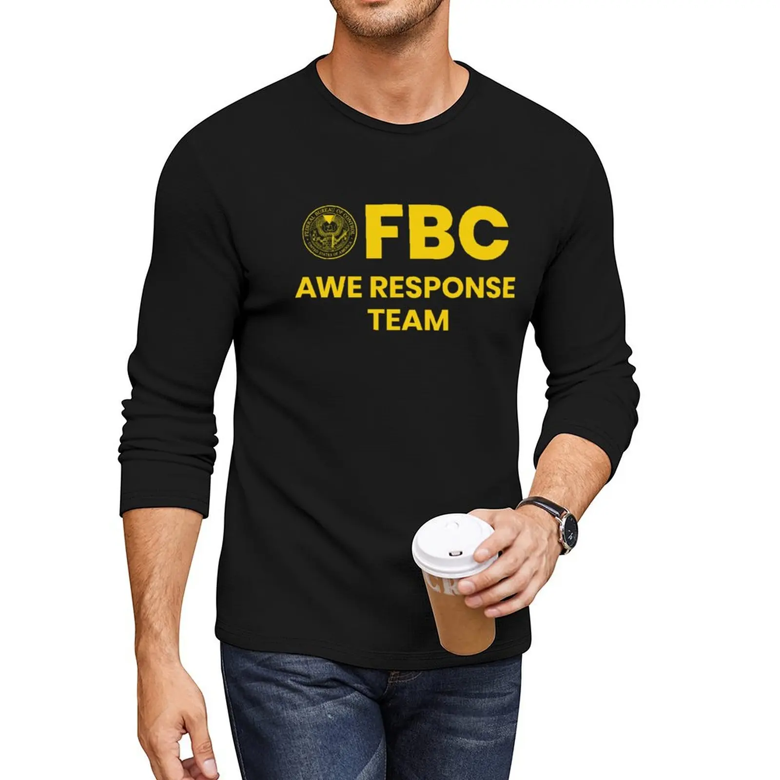 Federal Bureau of Control - AWE Response Team Long T-Shirt tops T-shirt for a boy tshirts for men