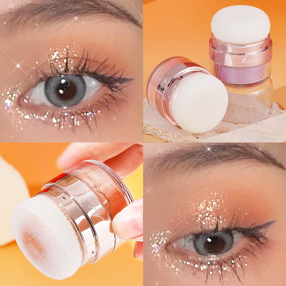 Sparkling Fairy Powder Highlighter -Shimmering Contour Blush for Brightening and Defining Your Features Create a Sparkling Look