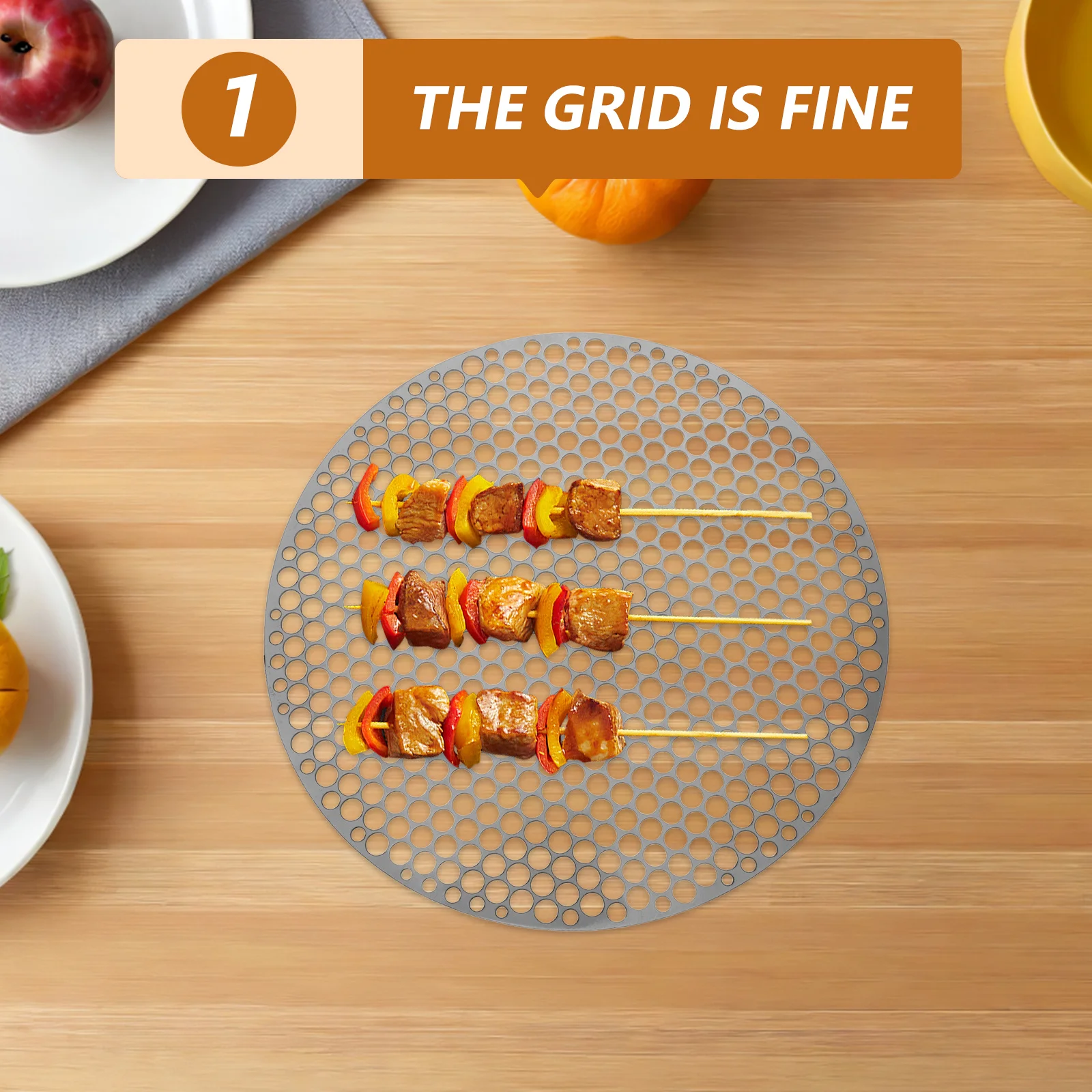 

Premium Stainless Steel Barbecue Grill Mesh Large 40x30cm Durable Bbq Net for Outdoor Camping Grill Tool Accessories