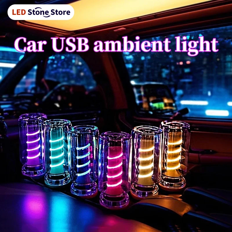 1pcs USB Touch Control Car LED Light Atmosphere Light Bulb Incandescent Lamp LED Filament Bedroom Night Decoration For Bedroom