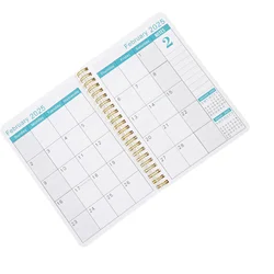 Monthly Calendar Planner Daily Task Tracker Schedule Book The Notebook School 2025 Weekly Academic