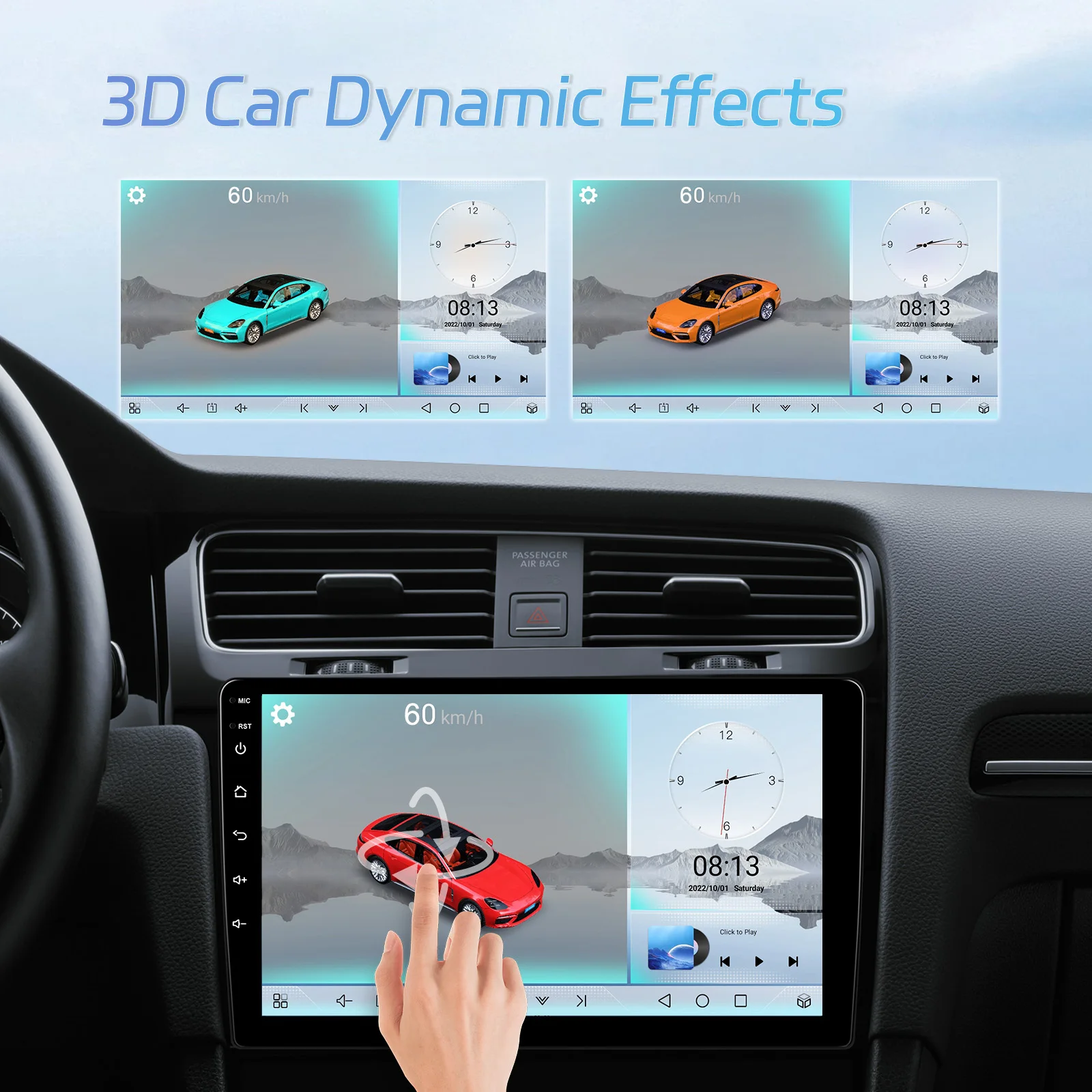 Camecho 7 9 10 بوصة 8Core 4G + 64G راديو السيارة أندرويد 2 Din Autoradio GPS ستيريو واي فاي لاسلكي Carplay أندرويد السيارات الوسائط المتعددة