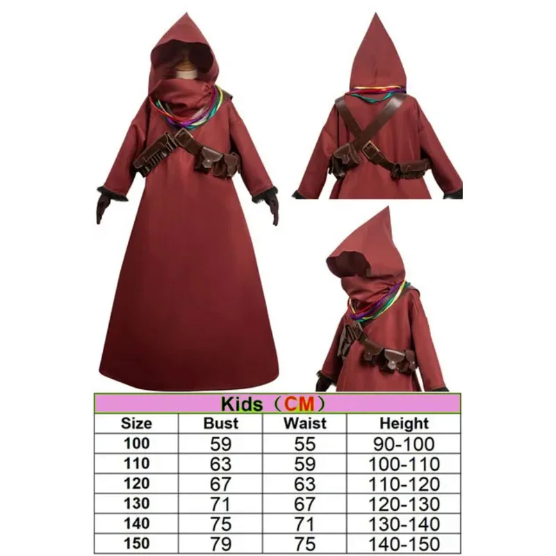 Jawa Cosplay Bambini Costume da bambino TV Bounty Hunter 3 Ragazzi Ragazze Gioco di ruolo Fantasia Outfit Fancy Dress Up Abiti da festa Giochi di ruolo