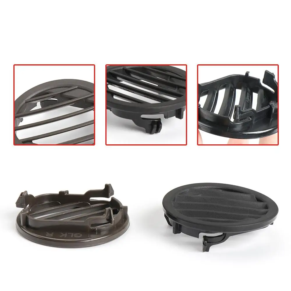 Cubiertas embellecedoras para ventilación de aire acondicionado de coche, accesorio negro, izquierdo, derecho, CA, marrón, para Mercedes GLK X204