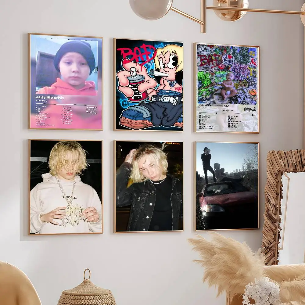 RAPPER N-Nettspend Early Life Crisis Poster, Schlafsaal-Dekorationen, Wandgemälde für Schlafzimmer und Wohnzimmer, Souvenirs