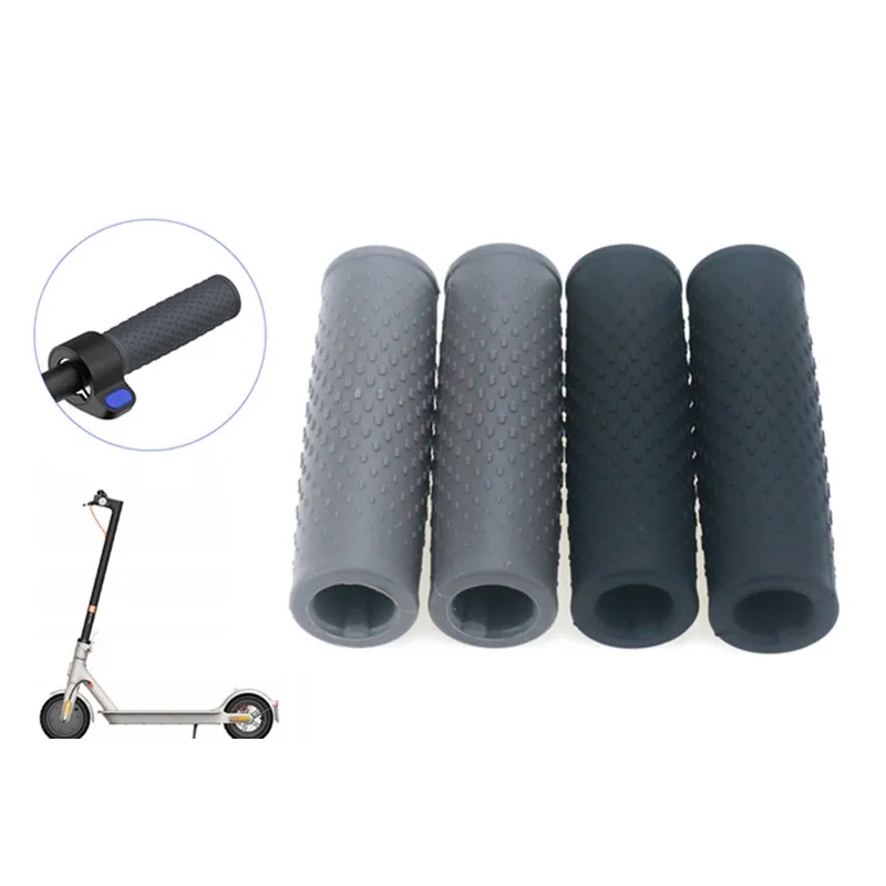 For Xiaomi M365 Pro 1 Pair Rubber Handlebar Grip Anti-Slip Ergonomic Comfortable Electric Scooter Handle Cover Accessories