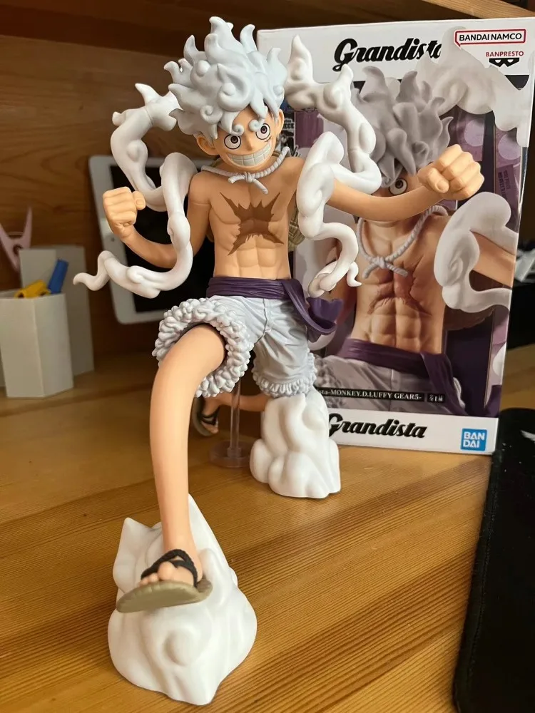 

Genuine Bandai Banpresto One Piece Figure Grandista Monkey D Luffy 5 Gear Action Figurine Anime Model Pvc Statue Doll Toy Gifts