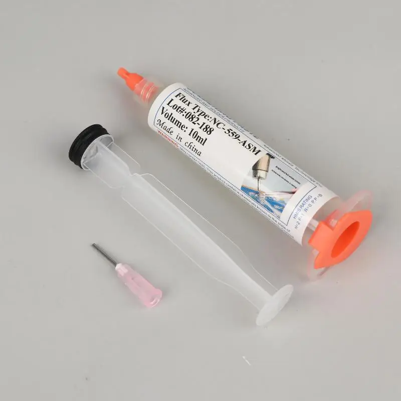 Hot Nc-559-asm Flux Bga Balls,Liquid Solder For Soldering Syringe Solder Paste 10ml Flux For Soldering No Cleaning Welding Tools