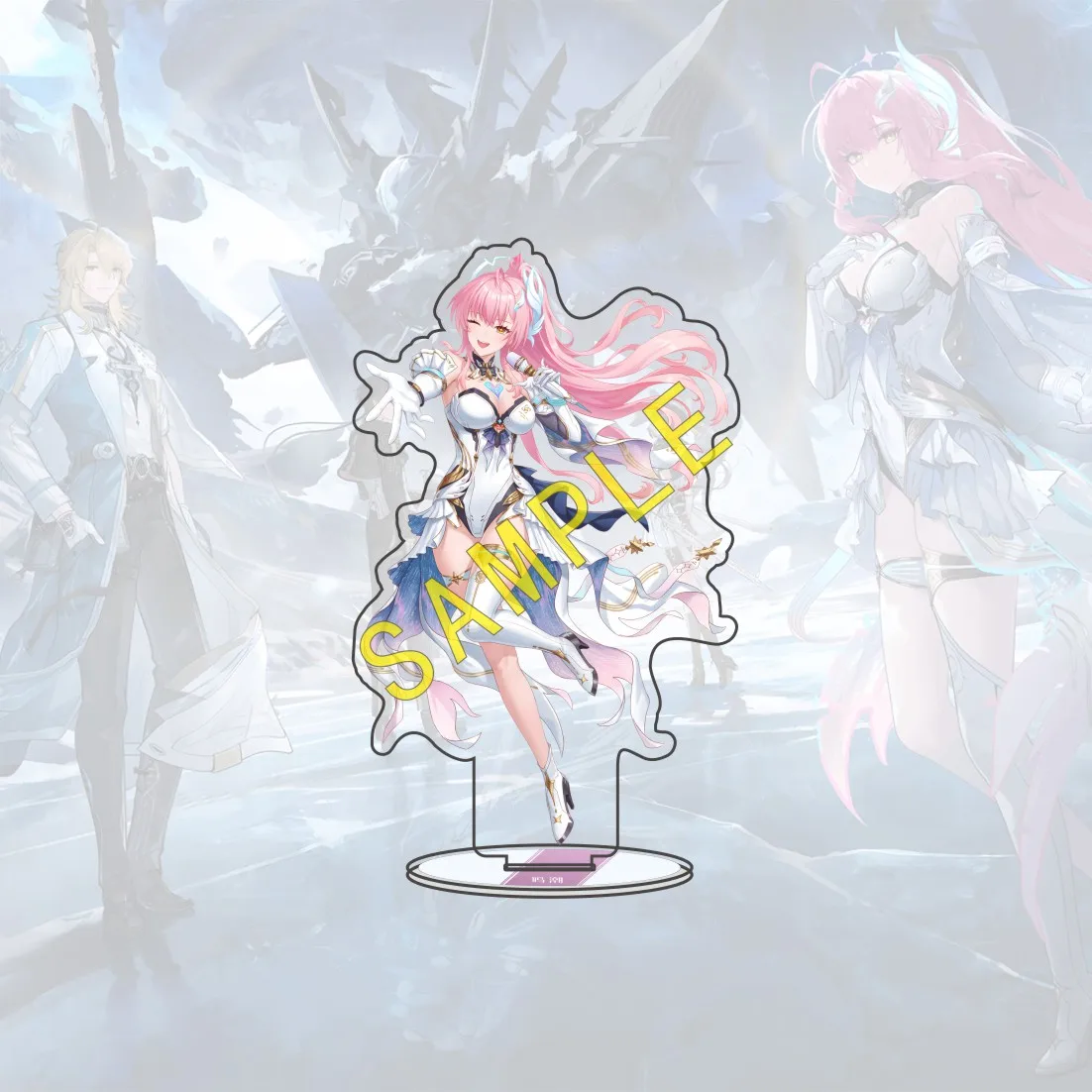 Game Wuthering Waves 15cm Acrylic Character Aemeath Denia Hiyuki Mornye Zani Standing Model Desktop Decoration Fan Gift Keychain