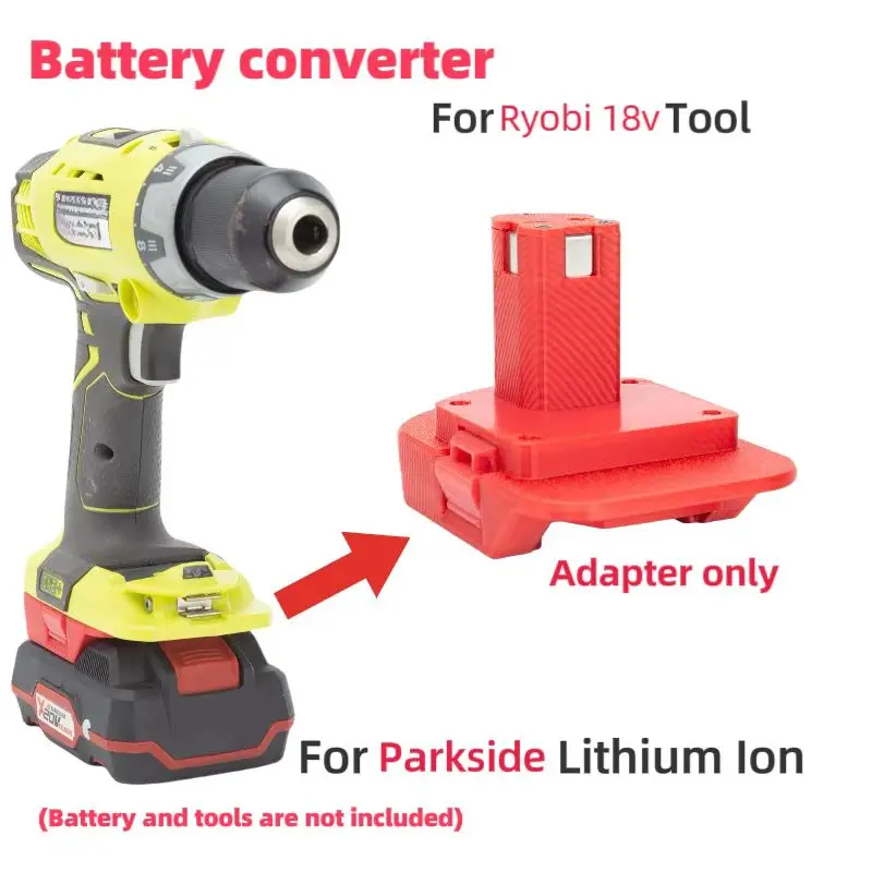 

For Lidl Parkside X20V Team Lithium Ion Batteries Converter Adapter Convert To Ryobi 18V Tool (﻿Adaptor Only)