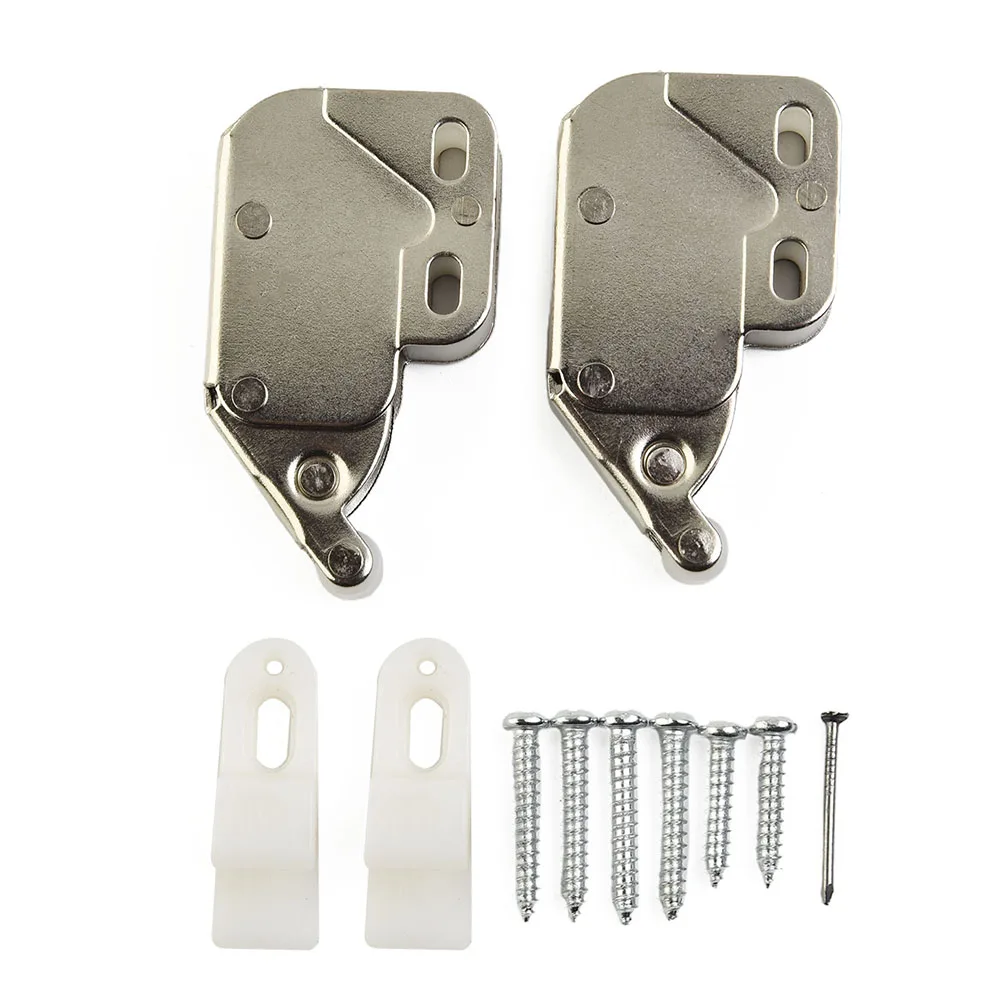 Keep Your Cupboard Doors Closed and Secure with Mini Touch Latch Automatic Spring Catch Easy to Install and Operate